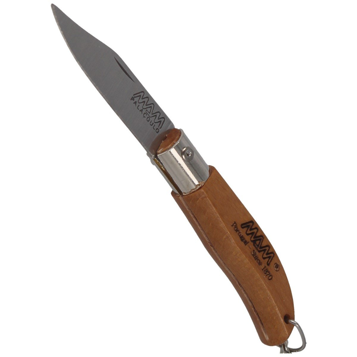 Nóż składany brelok MAM Iberica Mini, Dark Beech Wood, Inox HW, Satin 420 (2000-DW) 5 Nóż składany brelok MAM Iberica Mini, Dark Beech Wood, Inox HW, Satin 420 (2000-DW)-5