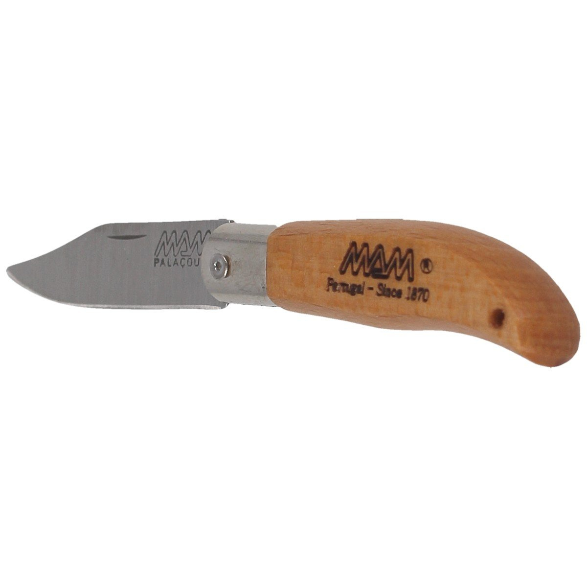 Nóż składany brelok MAM Iberica Mini Light Beech Wood, Inox HW, Satin 420 (2001-LW) 5 Nóż składany brelok MAM Iberica Mini Light Beech Wood, Inox HW, Satin 420 (2001-LW)-5