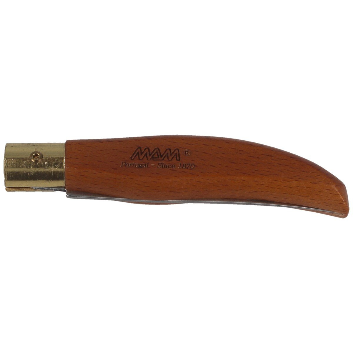 Nóż składany MAM Iberica Big Dark Beech Wood, Brass HW, Satin 420 (2015-DW) 7 Nóż składany MAM Iberica Big Dark Beech Wood, Brass HW, Satin 420 (2015-DW)-7