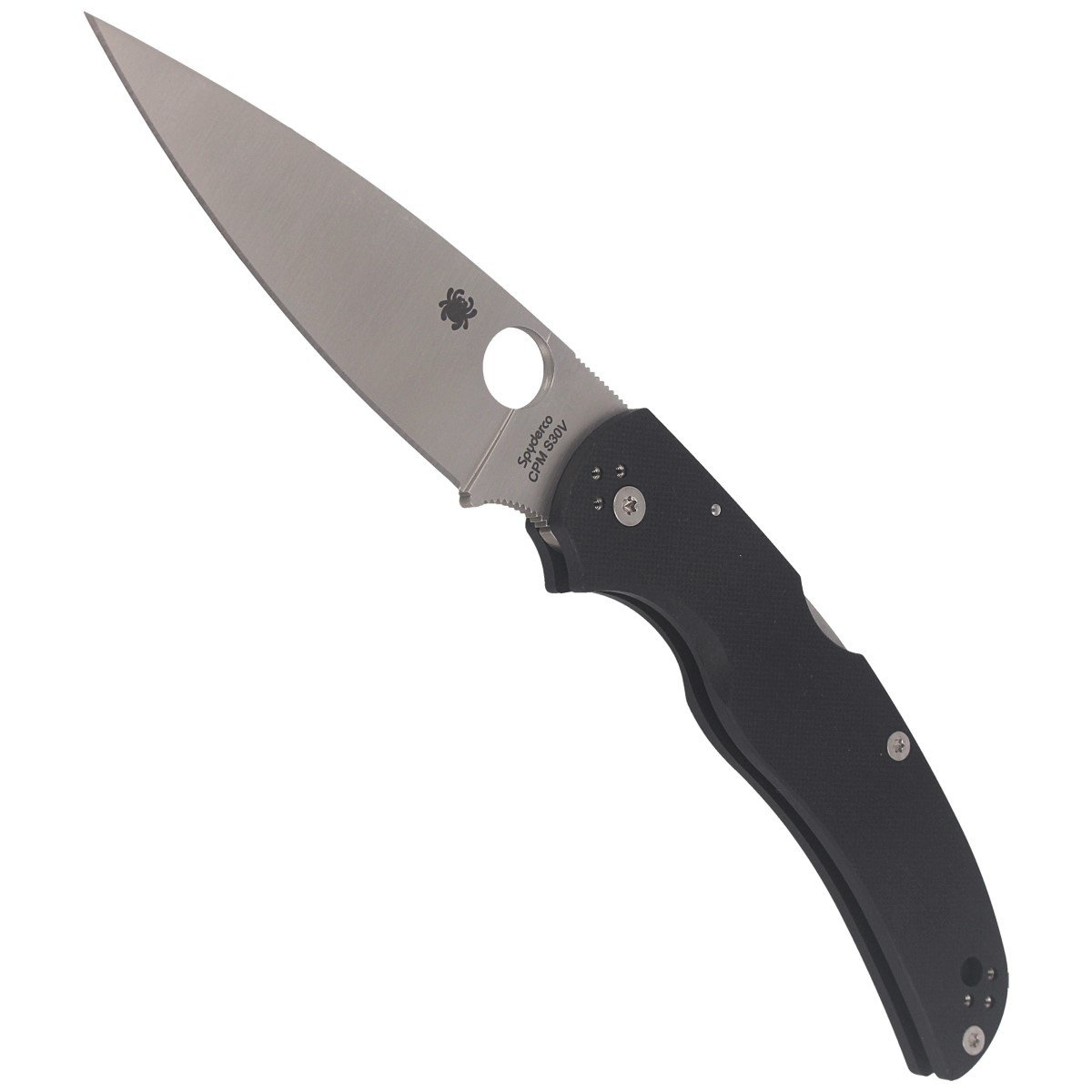 Nóż składany Spyderco Native Chief G10 Black, Satin Plain CPM S30V by Sal, Eric Glesser (C244GP) 5 Nóż składany Spyderco Native Chief G10 Black, Satin Plain CPM S30V by Sal, Eric Glesser (C244GP)-5