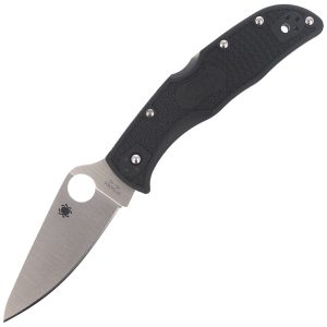 Nóż Spyderco Endela Lightweight FRN Black Plain (C243PBK)-1