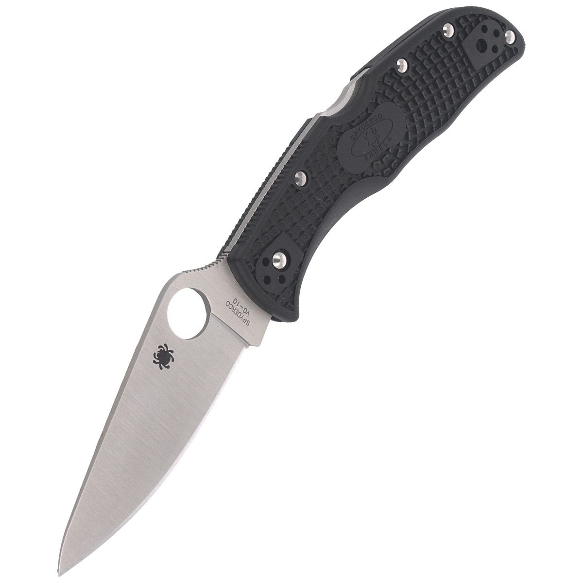 Nóż Spyderco Endela Lightweight FRN Black Plain (C243PBK) 6 Nóż Spyderco Endela Lightweight FRN Black Plain (C243PBK)-6