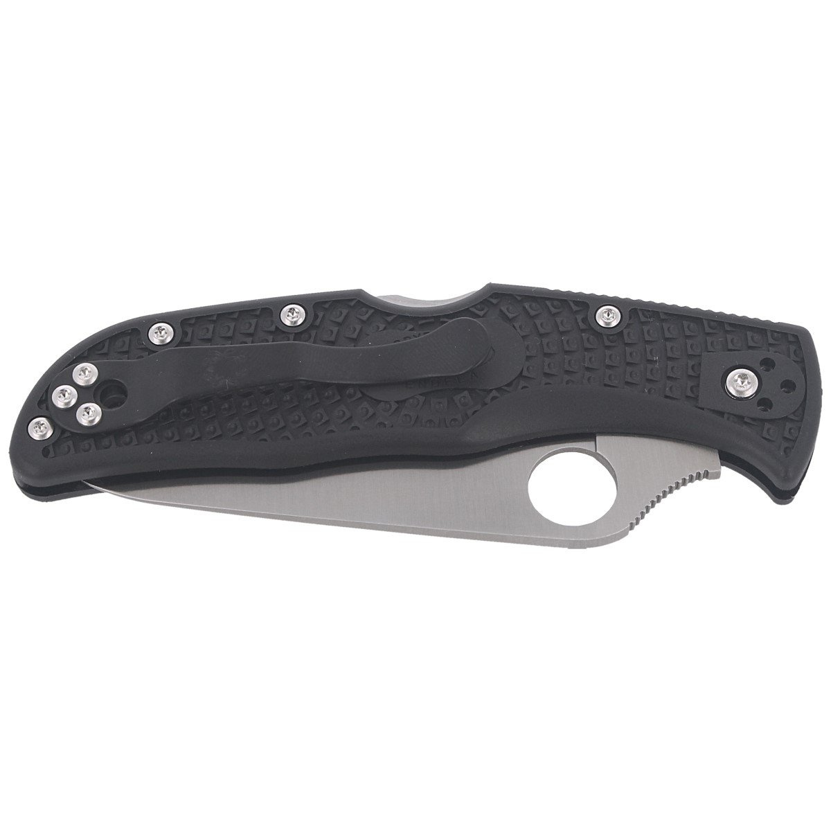 Nóż Spyderco Endela Lightweight FRN Black Plain (C243PBK) 7 Nóż Spyderco Endela Lightweight FRN Black Plain (C243PBK)-7