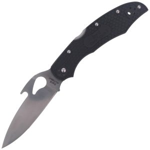 Nóż Spyderco Byrd Cara Cara 2 FRN Emerson Opener, Plain (BY03PBK2W)-1