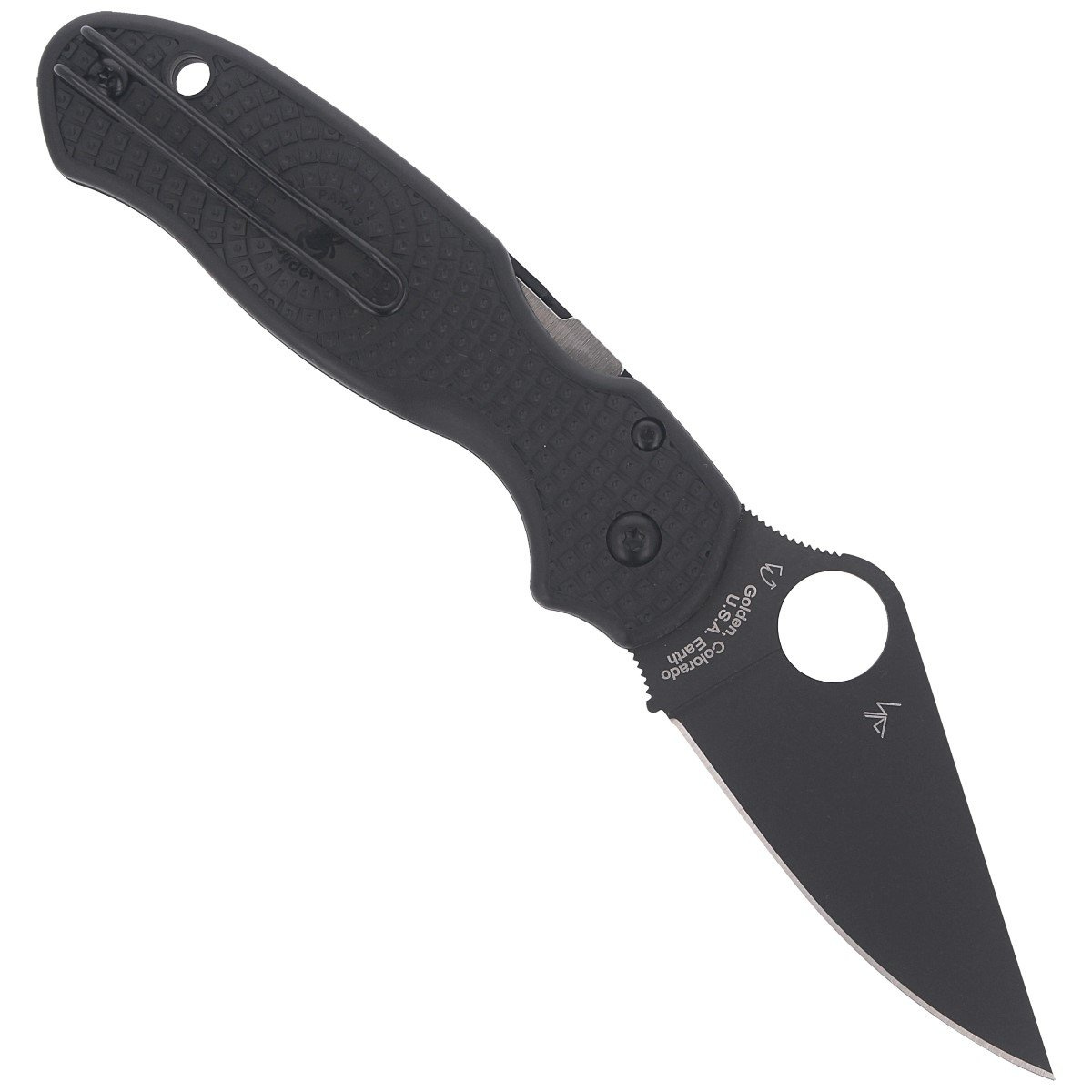 Nóż składany Spyderco Para 3 Black FRN, Black DLC CTS BD1N (C223PBBK) 3 Nóż składany Spyderco Para 3 Black FRN, Black DLC CTS BD1N (C223PBBK)-3