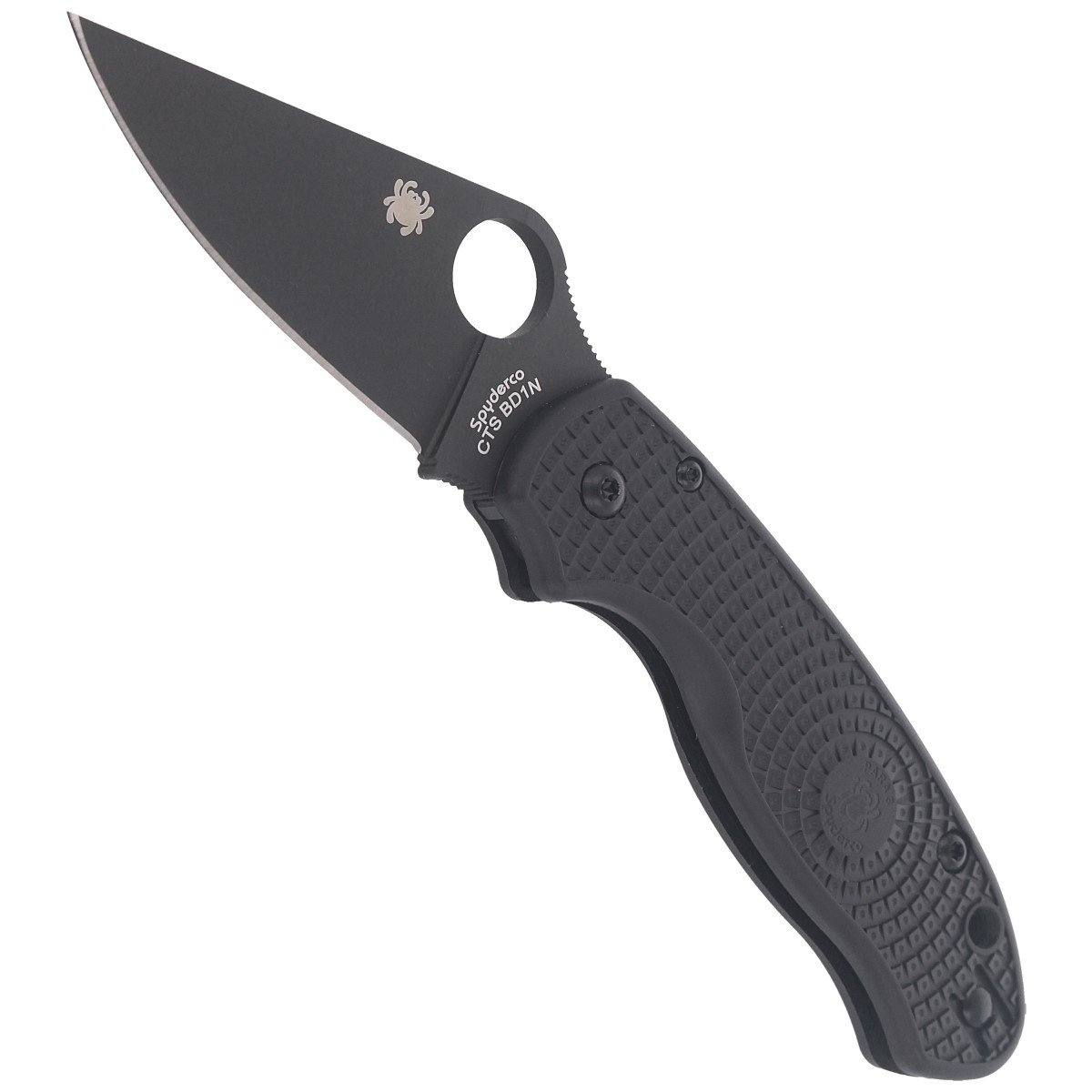 Nóż składany Spyderco Para 3 Black FRN, Black DLC CTS BD1N (C223PBBK) 4 Nóż składany Spyderco Para 3 Black FRN, Black DLC CTS BD1N (C223PBBK)-4