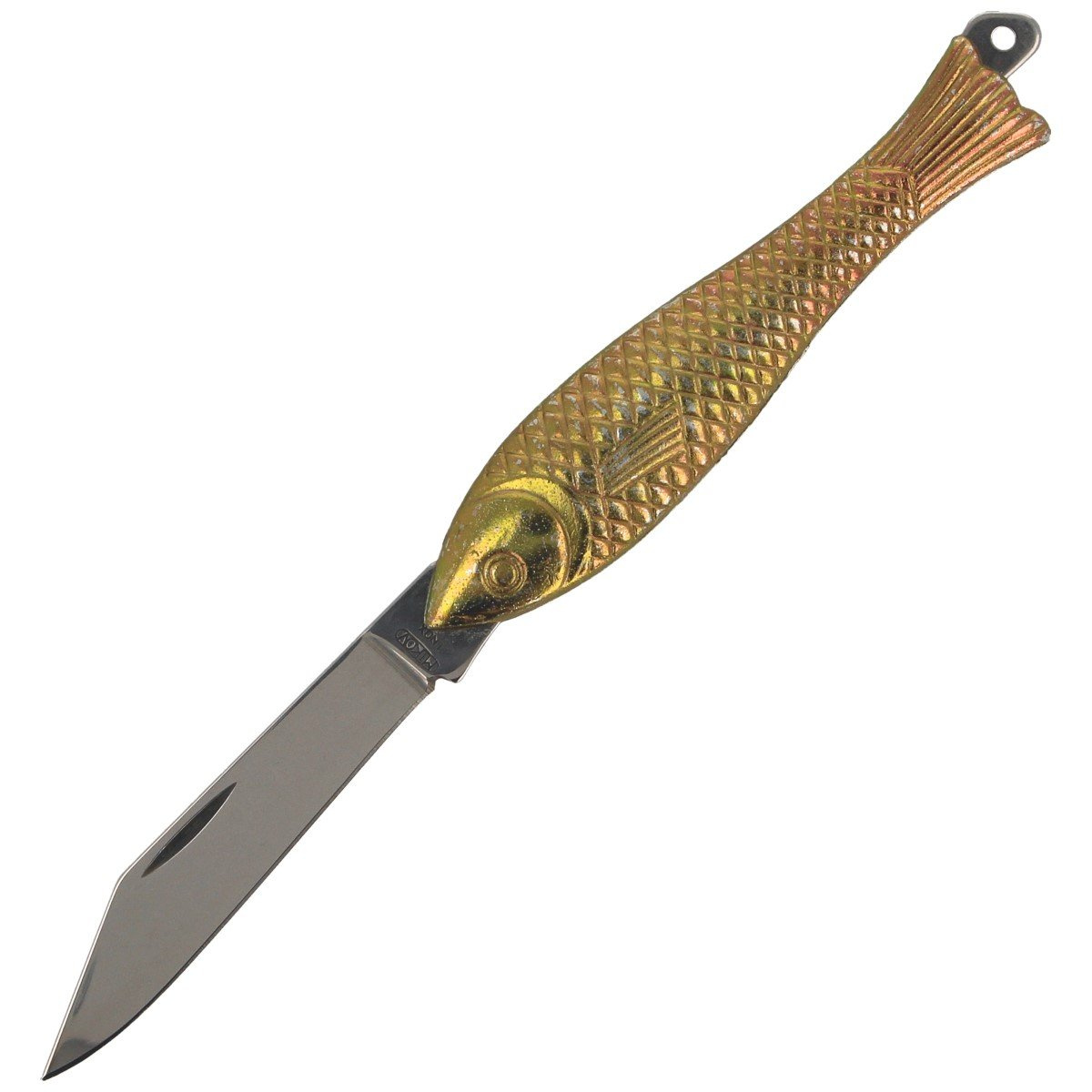 Nóż składany Mikov Fishlet, Rybicka, Rybka (130-NZN-1/ZL) 8 Nóż składany Mikov Fishlet, Rybicka, Rybka (130-NZN-1/ZL)-8