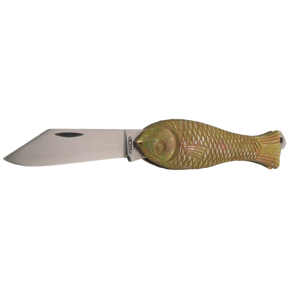 Nóż składany Mikov Fishlet, Rybicka, Rybka (130-NZN-1/ZL) 2 Nóż składany Mikov Fishlet, Rybicka, Rybka (130-NZN-1/ZL)-2