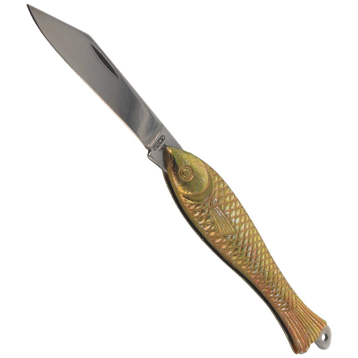 Nóż składany Mikov Fishlet, Rybicka, Rybka (130-NZN-1/ZL) 4 Nóż składany Mikov Fishlet, Rybicka, Rybka (130-NZN-1/ZL)-4