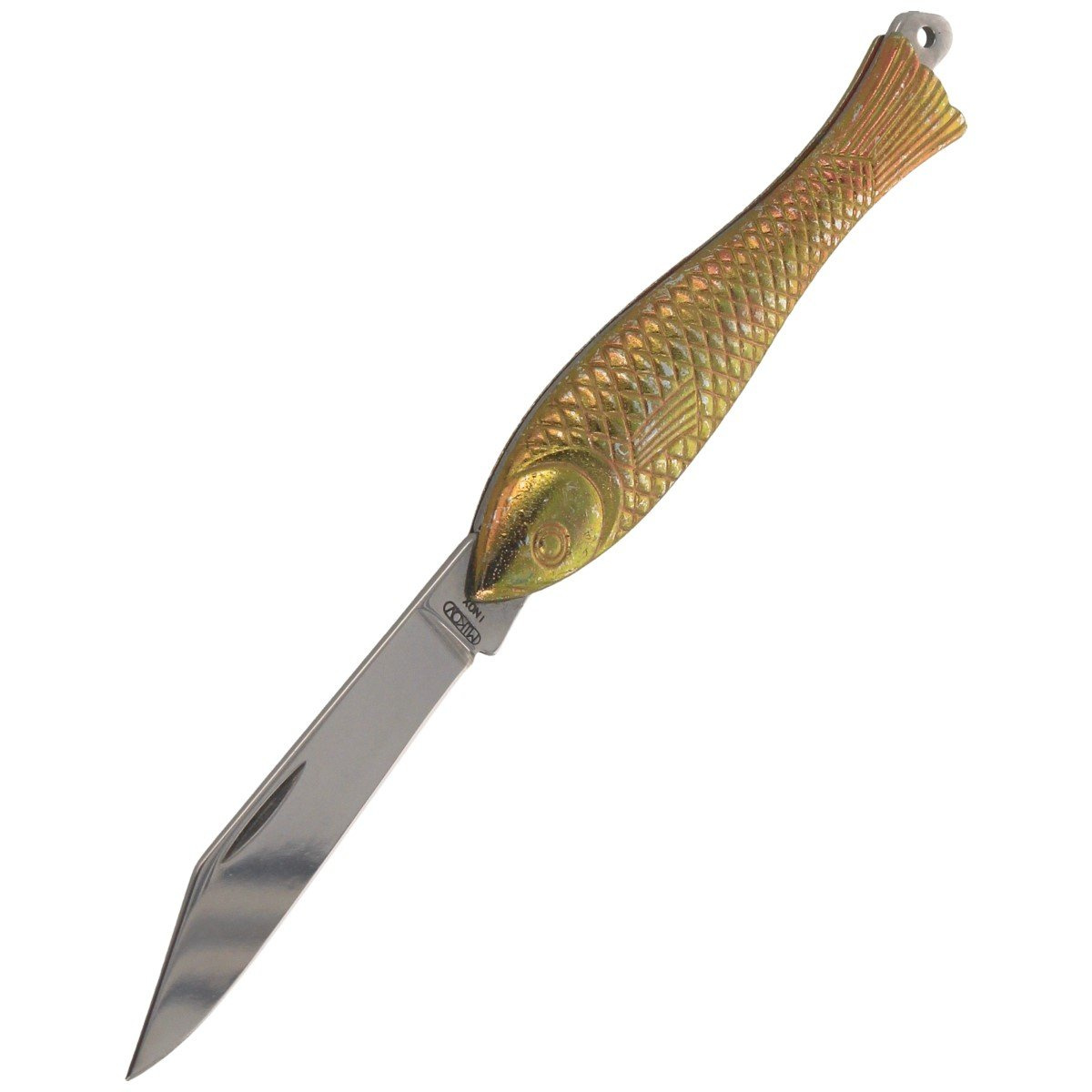 Nóż składany Mikov Fishlet, Rybicka, Rybka (130-NZN-1/ZL) 5 Nóż składany Mikov Fishlet, Rybicka, Rybka (130-NZN-1/ZL)-5