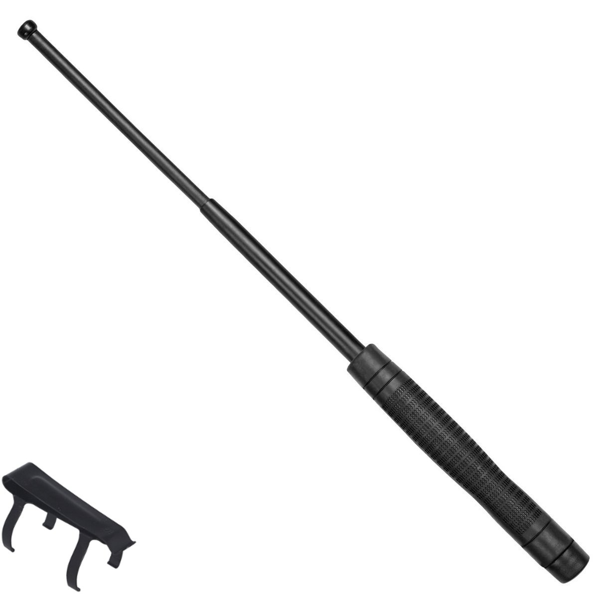 Pałka teleskopowa hartowana ESP Ergonomic 18'' z klipsem (ExB-18HE-BK BC-01) 6 Pałka teleskopowa hartowana ESP Ergonomic 18'' z klipsem (ExB-18HE-BK BC-01)-6
