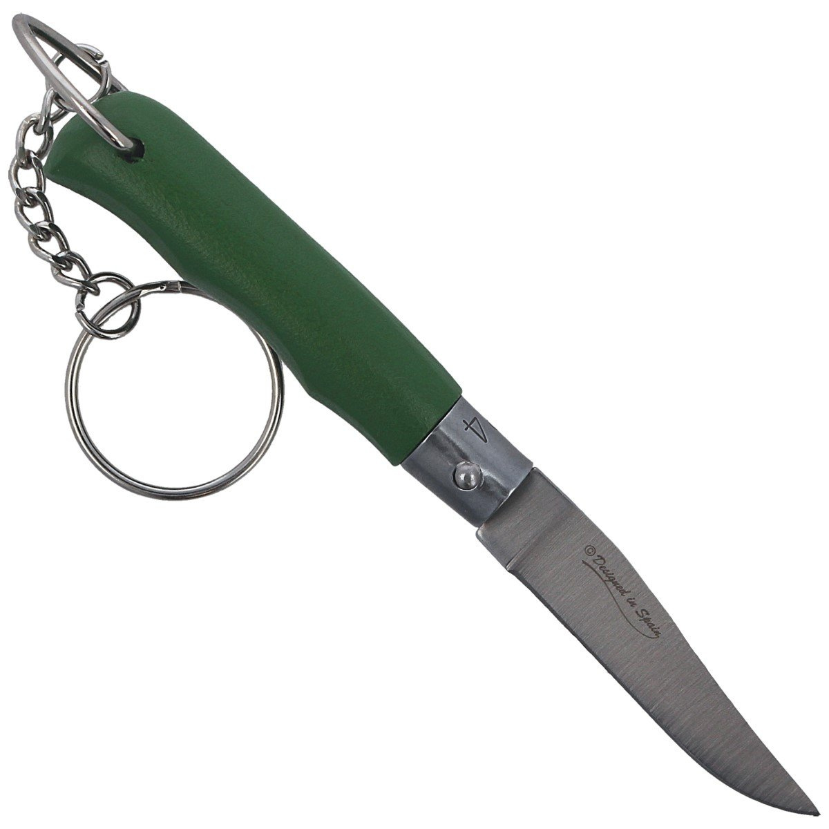 Nóż składany brelok Martinez Albainox No 4, Green (18528-GR) 3 Nóż składany brelok Martinez Albainox No 4, Green (18528-GR)-3