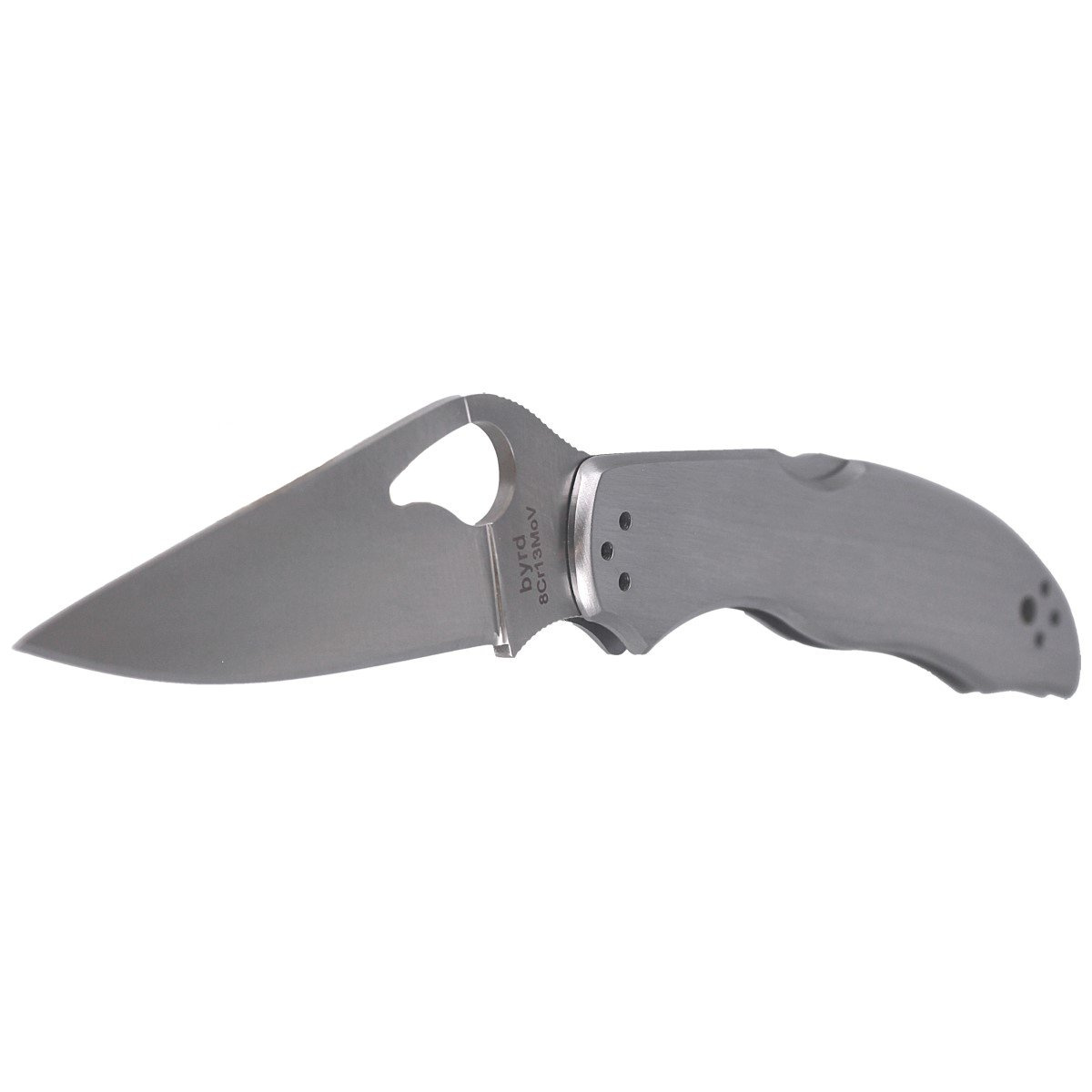 Nóż składany Spyderco Byrd Harrier 2 Stainless, Plain (BY01P2) 3 Nóż składany Spyderco Byrd Harrier 2 Stainless, Plain (BY01P2)-3