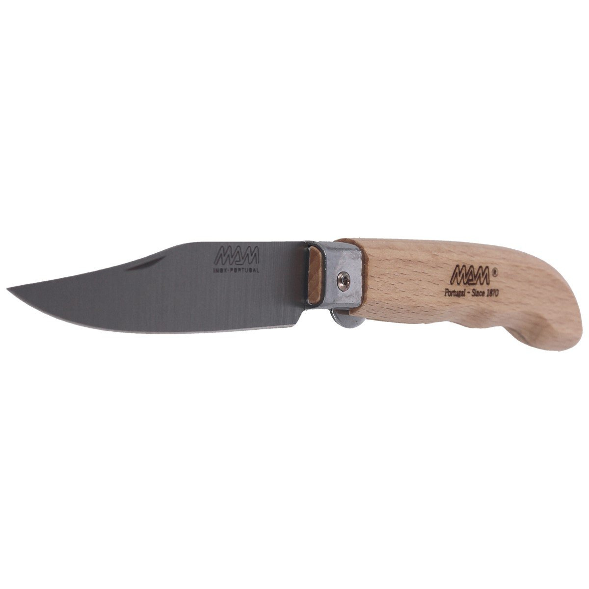 Nóż składany MAM Sportive z blokadą, Medium Light Beach Wood 83mm (2046-LW) 8 Nóż składany MAM Sportive z blokadą, Medium Light Beach Wood 83mm (2046-LW)-8