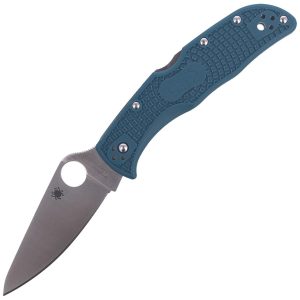 Nóż składany Spyderco Endela FRN Blue, K390 Plain (C243FPK390)-1