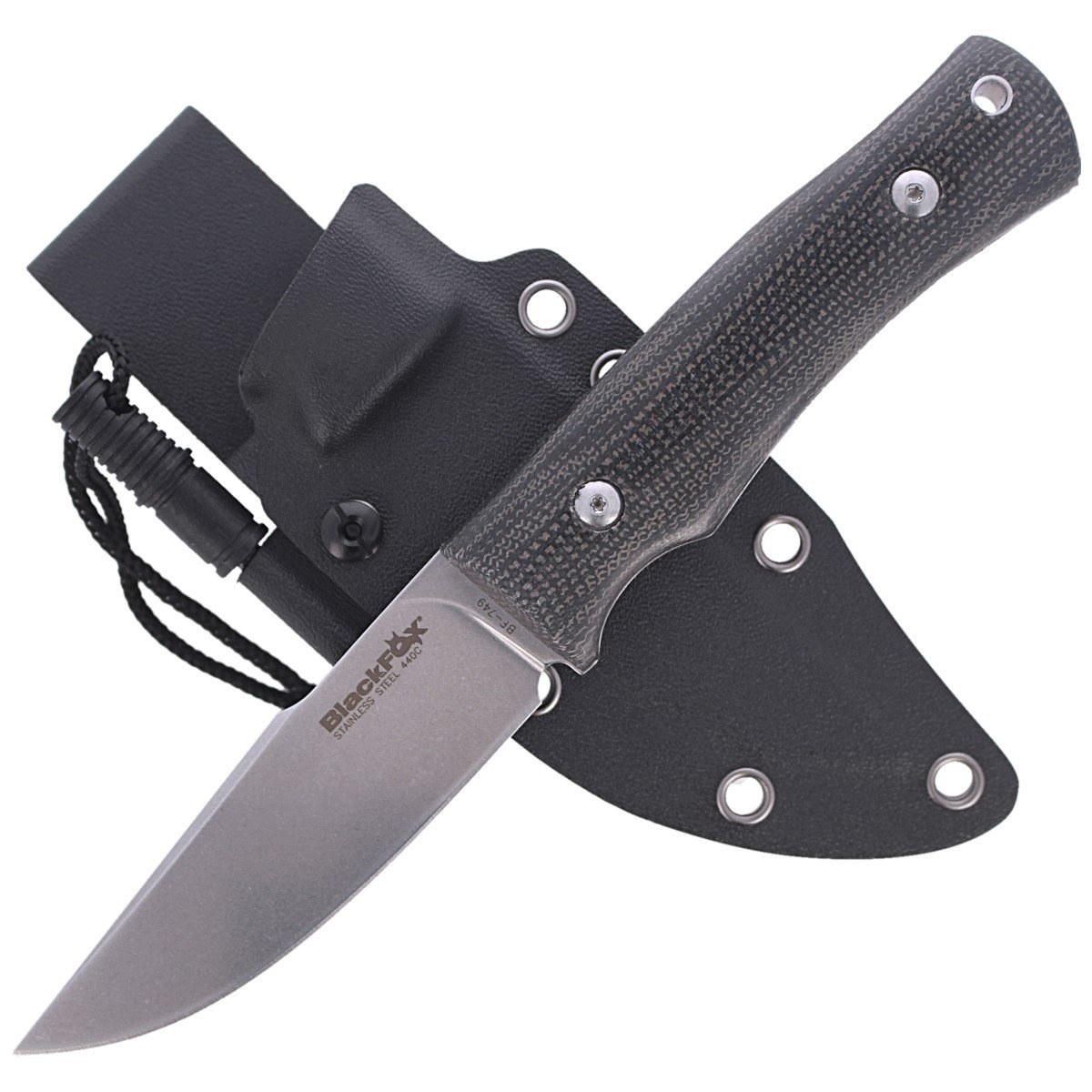 Nóż FOX Explorator Linen Micarta by Alfredo Doricchi (BF-749) 10 Nóż FOX Explorator Linen Micarta by Alfredo Doricchi (BF-749)-10