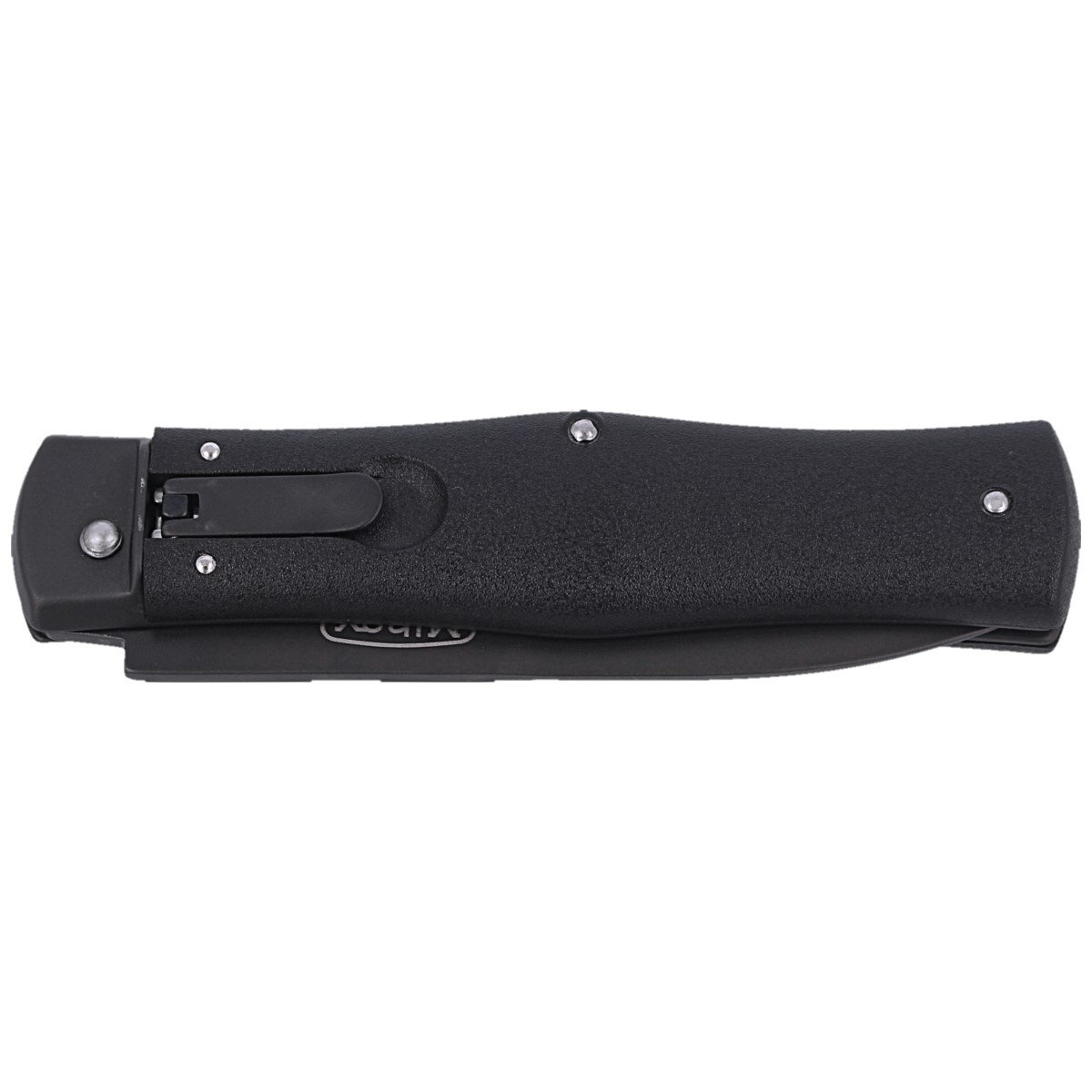 Nóż sprężynowy Mikov Predator Blackout Black ABS, Black DLC N690 (241-BH-1/BKP) 12 Nóż sprężynowy Mikov Predator Blackout Black ABS, Black DLC N690 (241-BH-1/BKP)-12