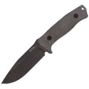 Nóż LionSteel Micarta Green Canvas, PVD / Stone Washed Sleipner (M5B CVG)-1
