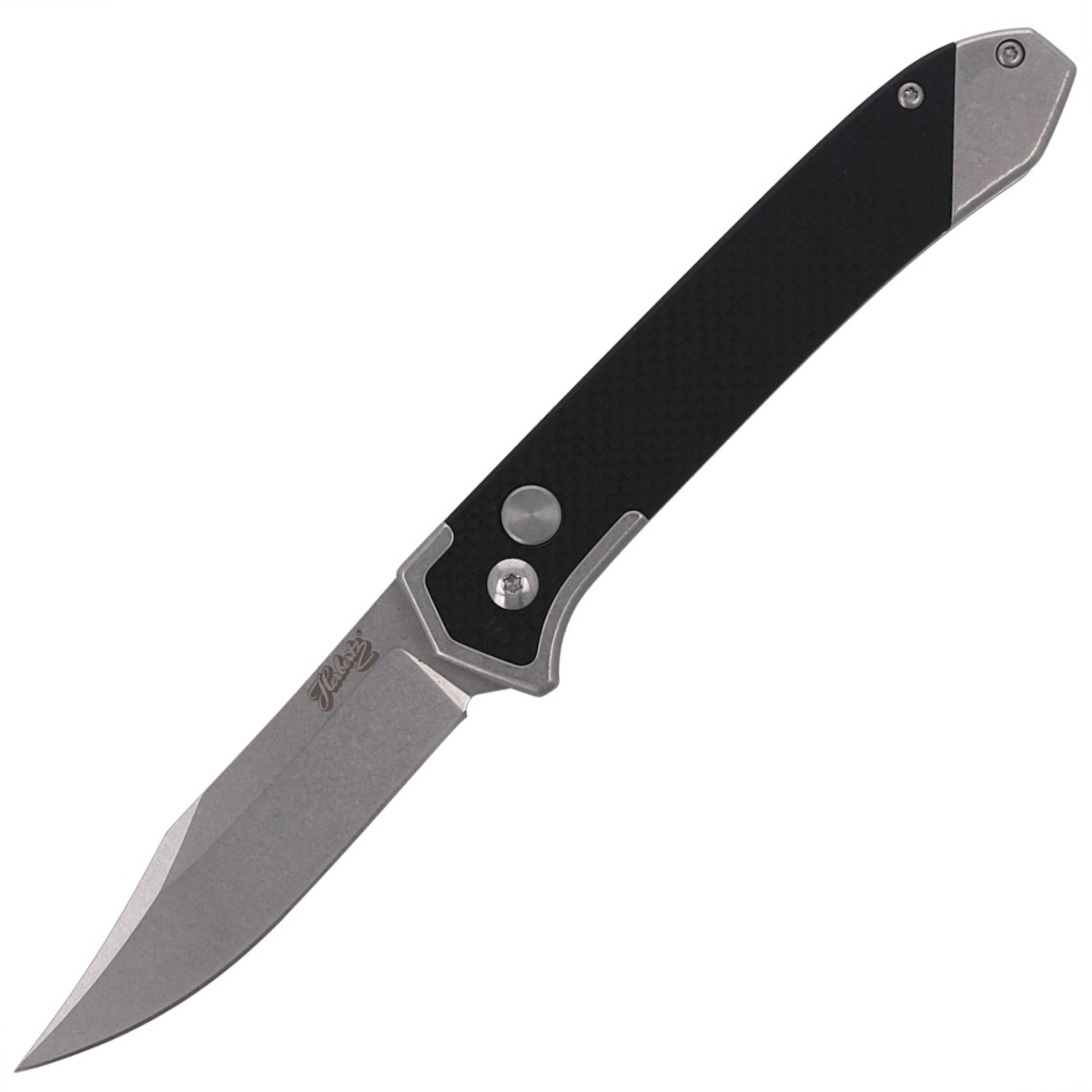 Nóż automatyczny Herbertz Selektion Black G10/Steel, Stonewashed 440A (53040) 1 Nóż automatyczny Herbertz Selektion Black G10/Steel, Stonewashed 440A (53040)-1