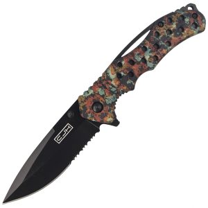 Nóż składany Herbertz CJH Camo/Black ABS, Black Blade 420 (44009)-1