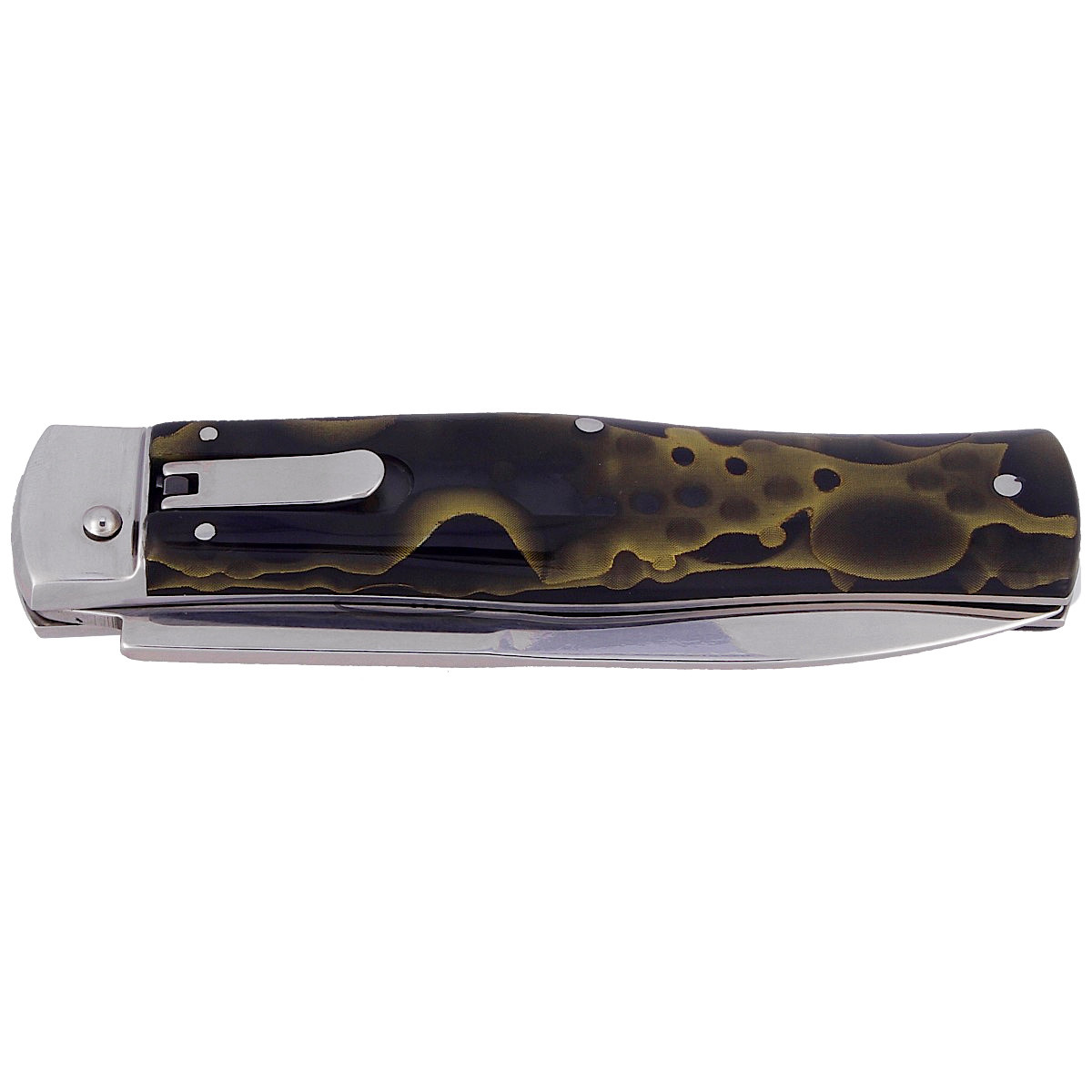 Nóż sprężynowy Mikov Predator Green Raffir, Mirror N690 (241-BRa-1/KP GREEN) 8 Nóż sprężynowy Mikov Predator Green Raffir, Mirror N690 (241-BRa-1/KP GREEN)-8
