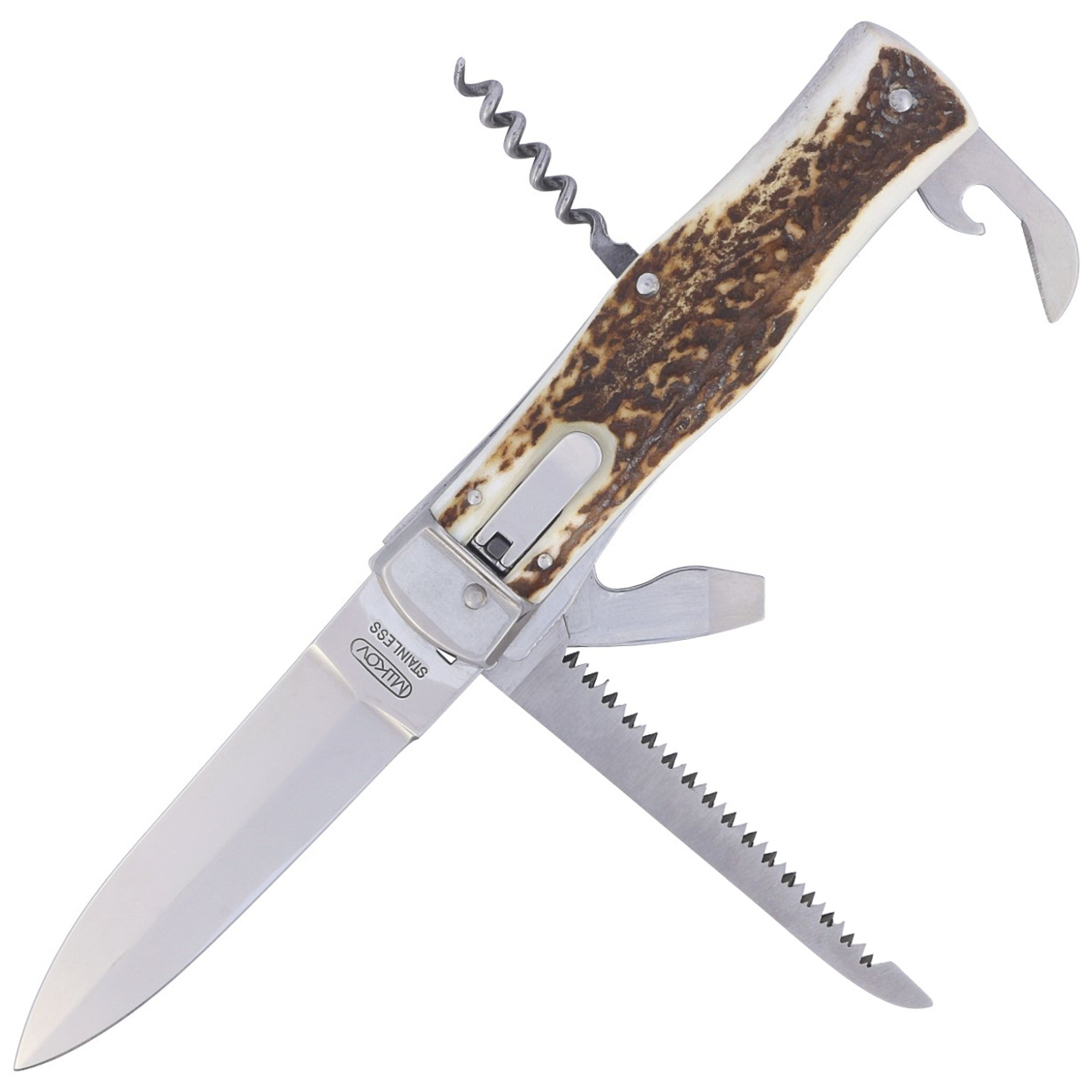 Nóż sprężynowy Mikov Predator Deer Stag 5ostrz (241-NP-5/KP) 1 Nóż sprężynowy Mikov Predator Deer Stag 5ostrz (241-NP-5/KP)-1