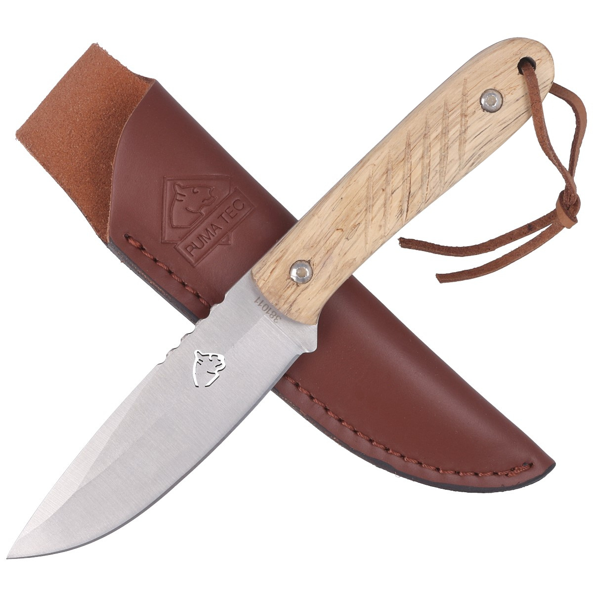 Nóż Puma TEC Zebrano Wood, Satin 420 (381011) 2 Nóż Puma TEC Zebrano Wood, Satin 420 (381011)-2