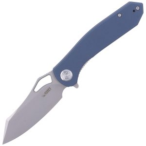 Nóż Kubey Drake Blue G10, Bead Blasted D2 by Maksim Tkaczuk (KU310E)-1