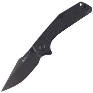 Nóż składany Sencut Actium Black G10, Black Stonewashed D2 (SA02C)-1