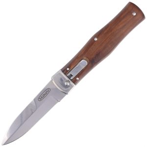 Nóż sprężynowy Mikov Predator Palisander Santos, Mirror N690 (241-BD-1/KP)-1