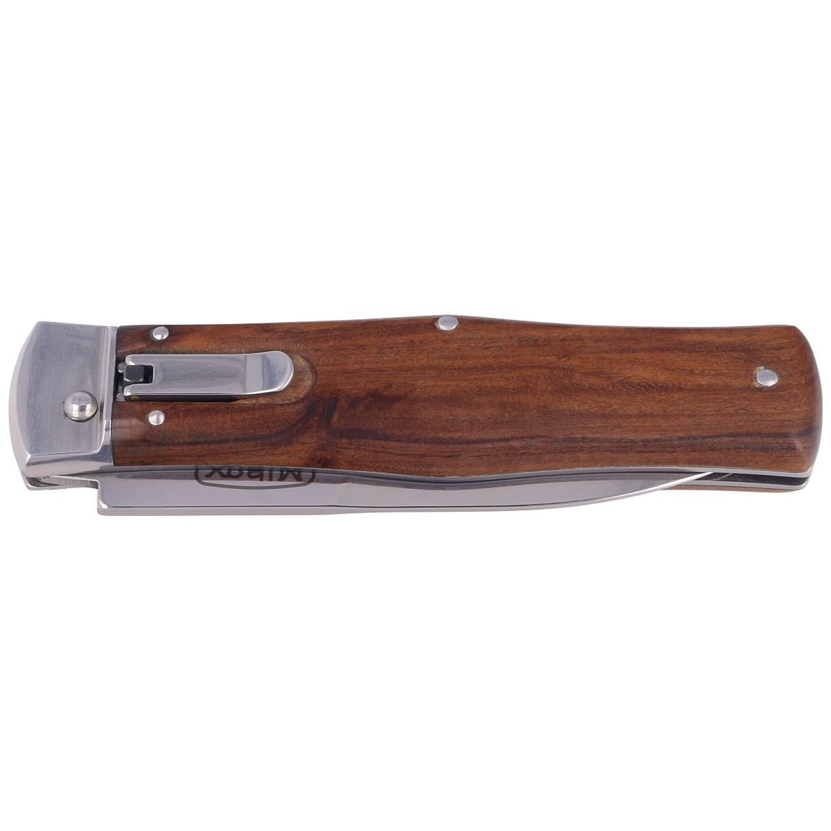 Nóż sprężynowy Mikov Predator Palisander Santos, Mirror N690 (241-BD-1/KP) 3 Nóż sprężynowy Mikov Predator Palisander Santos, Mirror N690 (241-BD-1/KP)-3