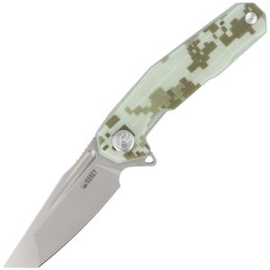 Nóż składany Kubey Carve KB237H Digital Camo G10, Bead Blasted AUS-10-1