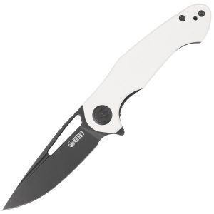 Nóż składany Kubey Dugu Ivory G10, Black Stonewashed 14C28N (KU210G)-1
