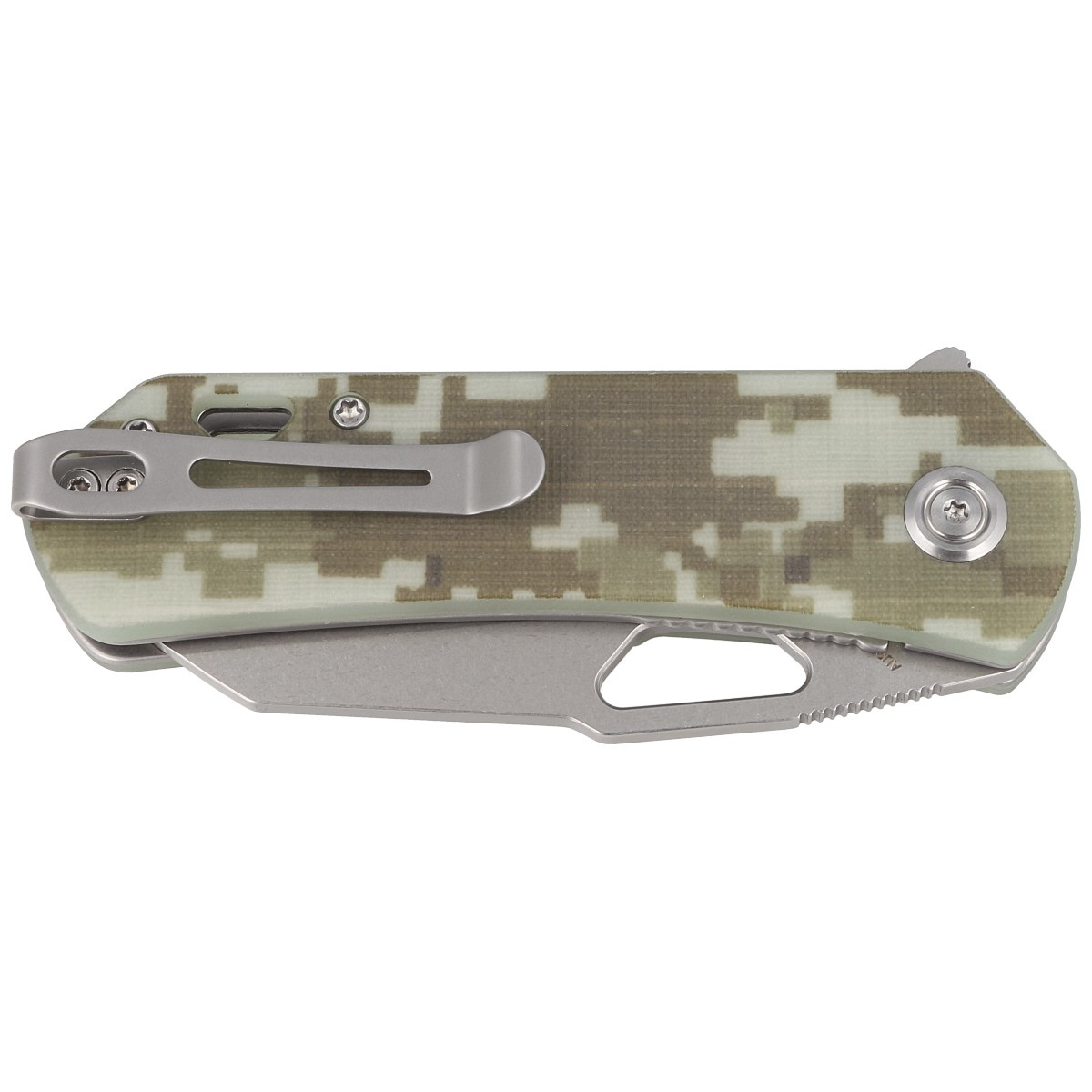 Nóż składany Kubey Knife Duroc Camo G10, Bead Blasted AUS-10 by Colin Maisonpierre (KU332J) 2 Nóż składany Kubey Knife Duroc Camo G10, Bead Blasted AUS-10 by Colin Maisonpierre (KU332J)-2