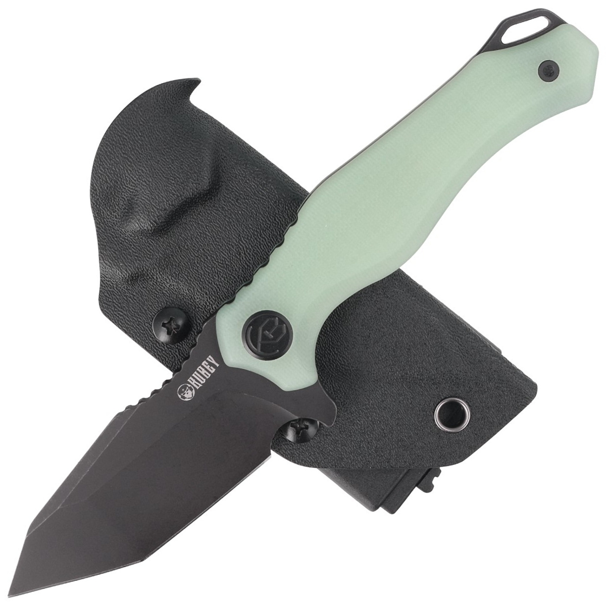 Nóż Kubey Knife Golf Jade G10, Blackwashed AUS-10 (KU230D) 2 Nóż Kubey Knife Golf Jade G10, Blackwashed AUS-10 (KU230D)-2