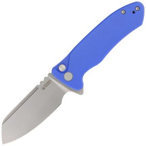 Nóż składany Kubey Creon Blue G10, Beadblasted AUS-10 (KU336C)-1