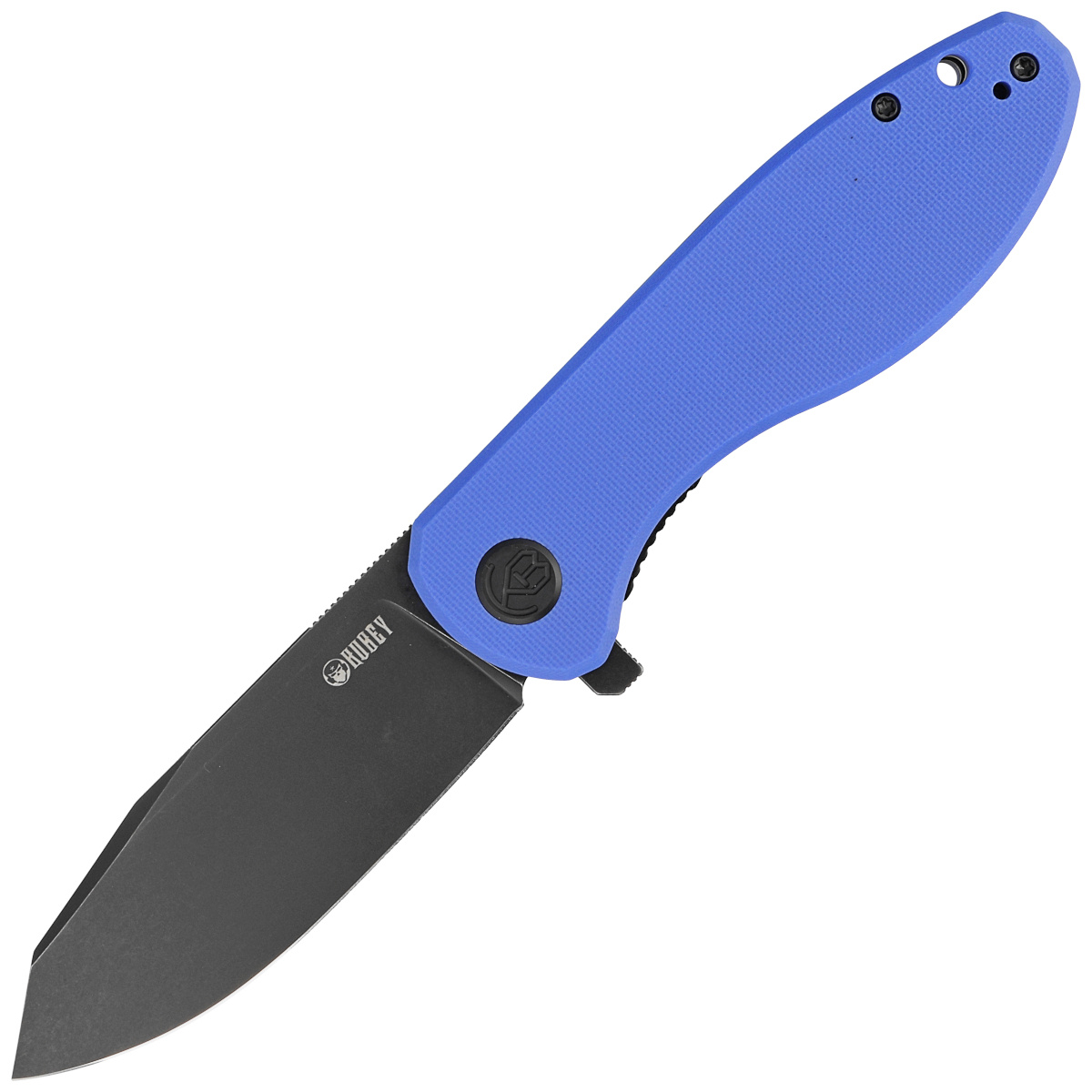 Nóż składany Kubey Knife Master Chief Blue G10, Blackwashed AUS-10 by Keanu Alfaro (KU358G) 1 Nóż składany Kubey Knife Master Chief Blue G10, Blackwashed AUS-10 by Keanu Alfaro (KU358G)-1