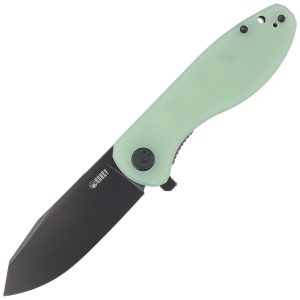 Nóż składany Kubey Knife Master Chief Jade G10, Blackwashed AUS-10 by Keanu Alfaro (KU358D)-1
