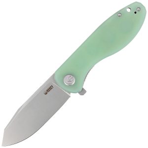 Nóż składany Kubey Knife Master Chief Jade G10, Bead Blast AUS-10 by Keanu Alfaro (KU358C)-1