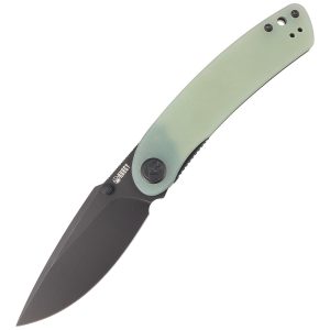 Nóż składany Kubey Momentum Jade G10, Dark Stonewashed AUS-10 by Sherif Manganas (KU344J)-1