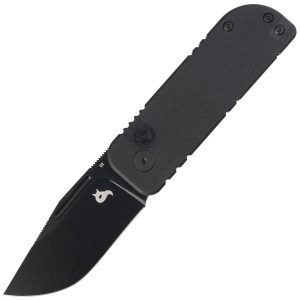 Nóż składany BlackFox NU-Bowie Black G10, Black Idroglider D2 by Keanu Alfaro (BF-758)-1