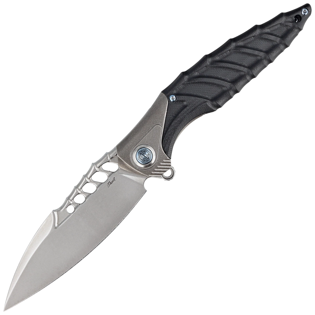 Nóż składany RikeKnife Thor 7 Integral Titanium/Black G10, Satin 154CM (RK-THOR7-B) 1 Nóż składany RikeKnife Thor 7 Integral Titanium/Black G10, Satin 154CM (RK-THOR7-B)-1