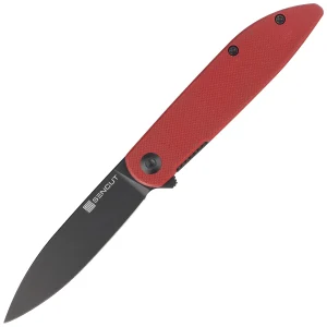 Nóż składany Sencut Bocll II Burgundy G10, Black Stonewashed D2 by Brad Zinker (S22019-3)-1