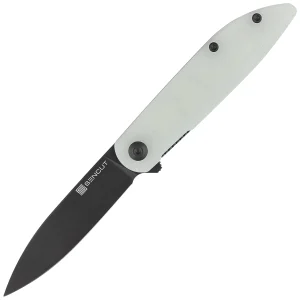 Nóż składany Sencut Bocll II Natural G10, Black Stonewashed D2 by Brad Zinker (S22019-2)-1
