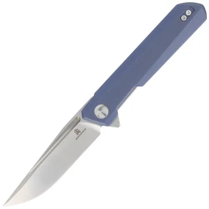 Nóż składany Bestechman Dundee Grey G10, Stonewashed / Satin D2 by Ostap Hel (BMK01C)-1