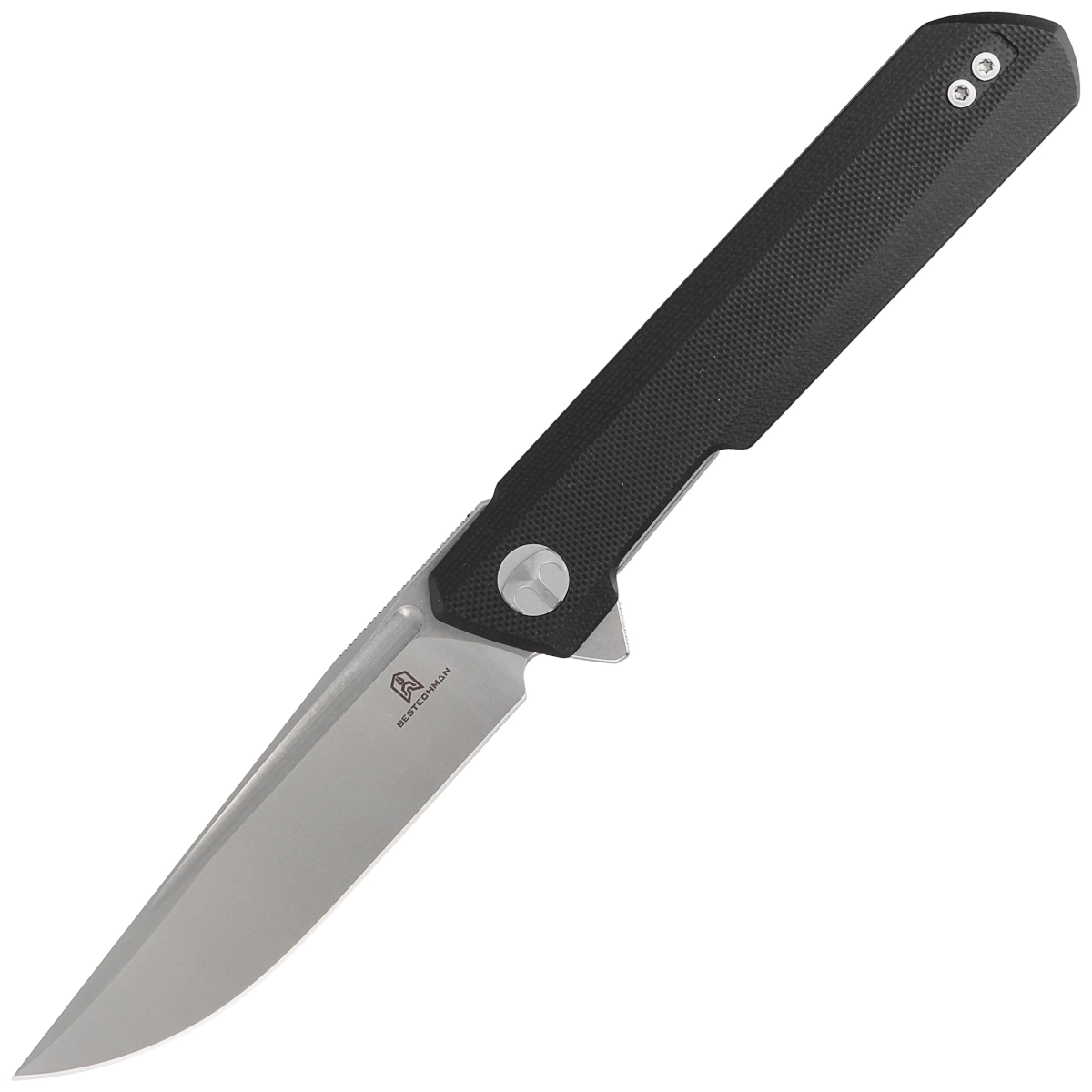 Nóż składany Bestechman Dundee Black G10, Stonewashed / Satin D2 by Ostap Hel (BMK01A) 1 Nóż składany Bestechman Dundee Black G10, Stonewashed / Satin D2 by Ostap Hel (BMK01A)-1