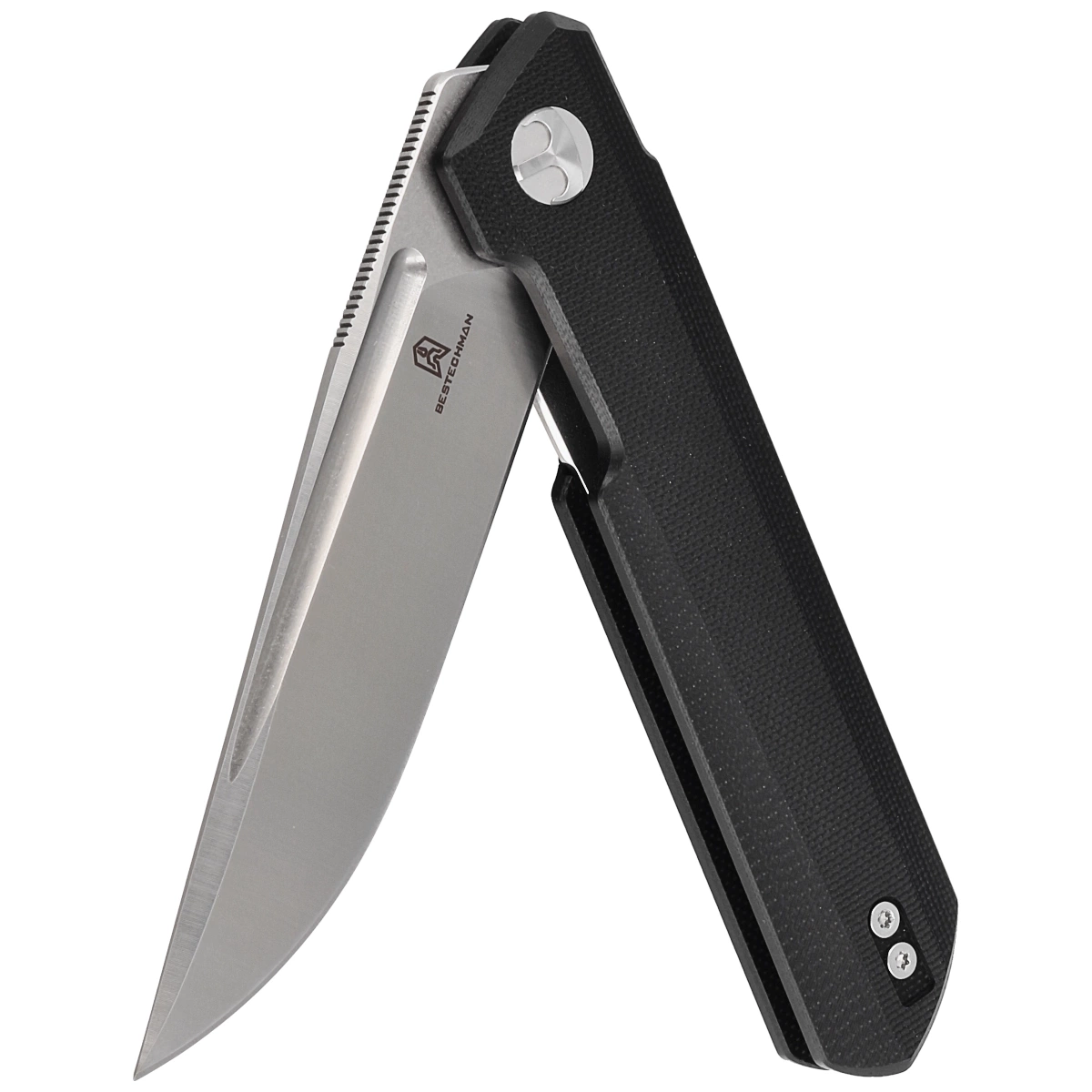 Nóż składany Bestechman Dundee Black G10, Stonewashed / Satin D2 by Ostap Hel (BMK01A) 3 Nóż składany Bestechman Dundee Black G10, Stonewashed / Satin D2 by Ostap Hel (BMK01A)-3