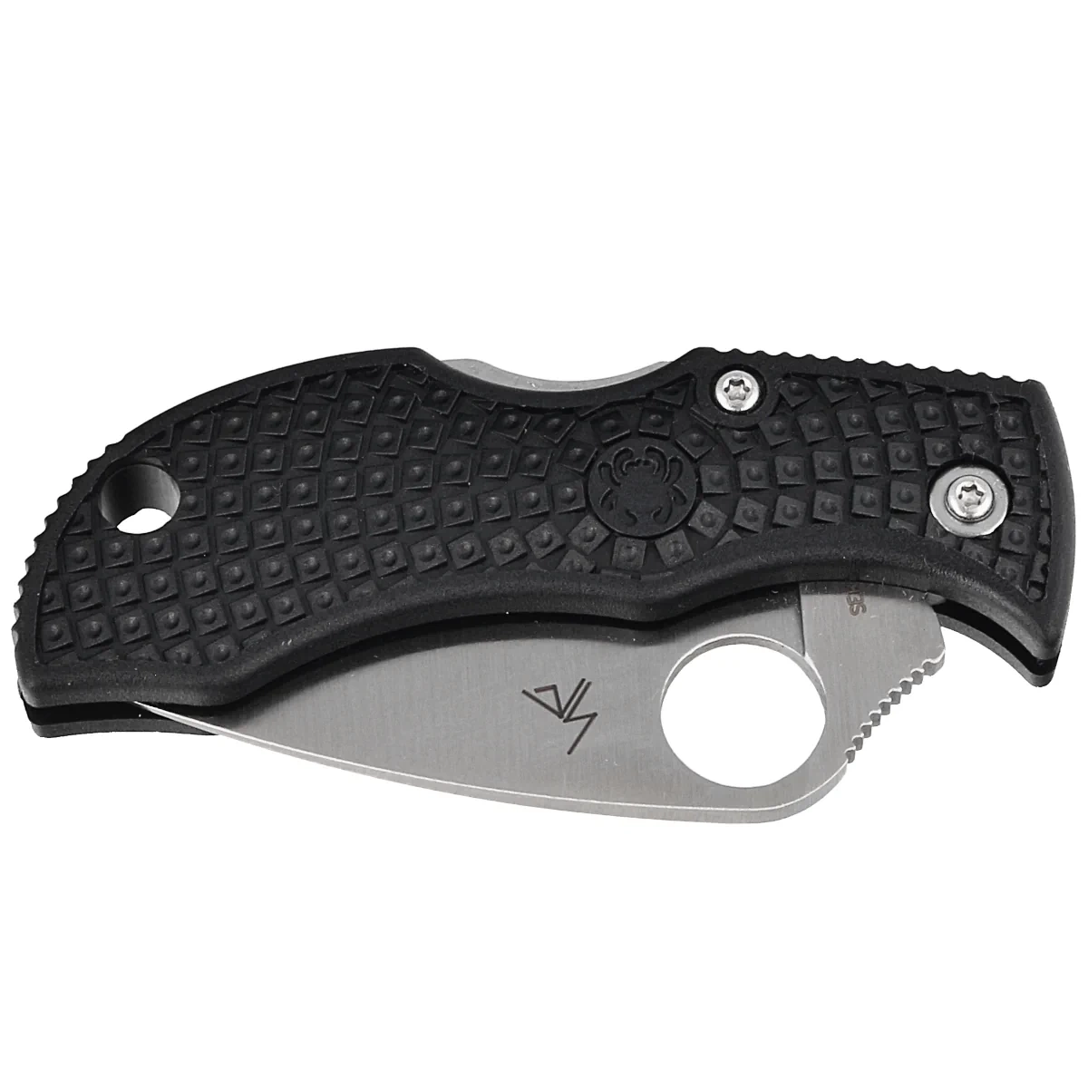 Nóż składany Spyderco Manbug Leaf Black Lightweight FRN, Satin Plain VG-10 by Sal Glesser (MBKLFP) 2 Nóż składany Spyderco Manbug Leaf Black Lightweight FRN, Satin Plain VG-10 by Sal Glesser (MBKLFP)-2