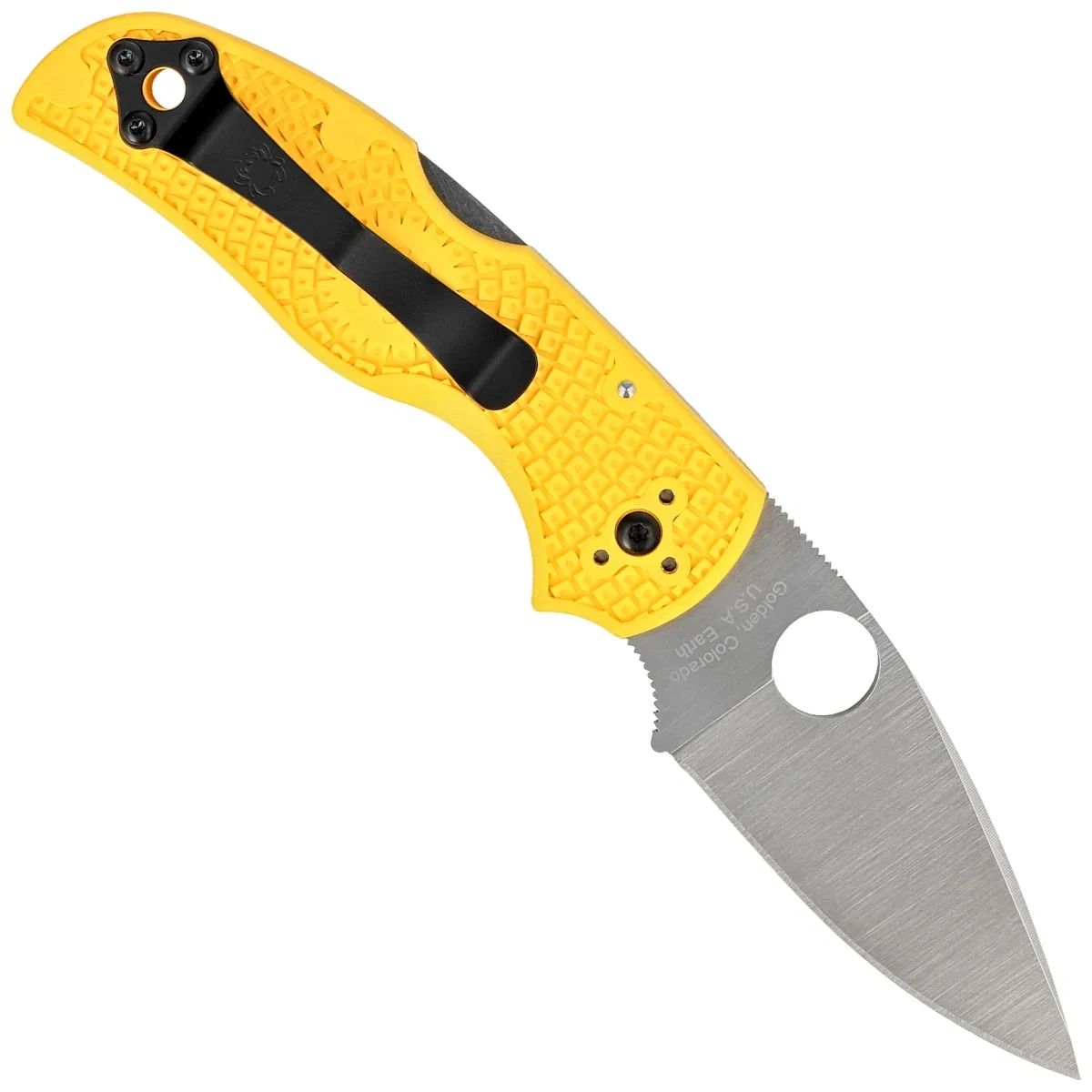 Nóż składany Spyderco Native 5 Salt Yellow FRN, Satin Plain MagnaCut (C41PYL5) 3 Nóż składany Spyderco Native 5 Salt Yellow FRN, Satin Plain MagnaCut (C41PYL5)-3