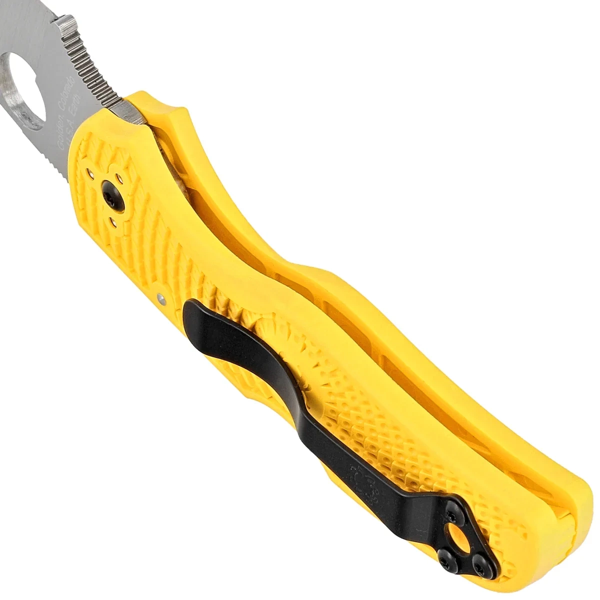 Nóż składany Spyderco Native 5 Salt Yellow FRN, Satin Plain MagnaCut (C41PYL5) 5 Nóż składany Spyderco Native 5 Salt Yellow FRN, Satin Plain MagnaCut (C41PYL5)-5